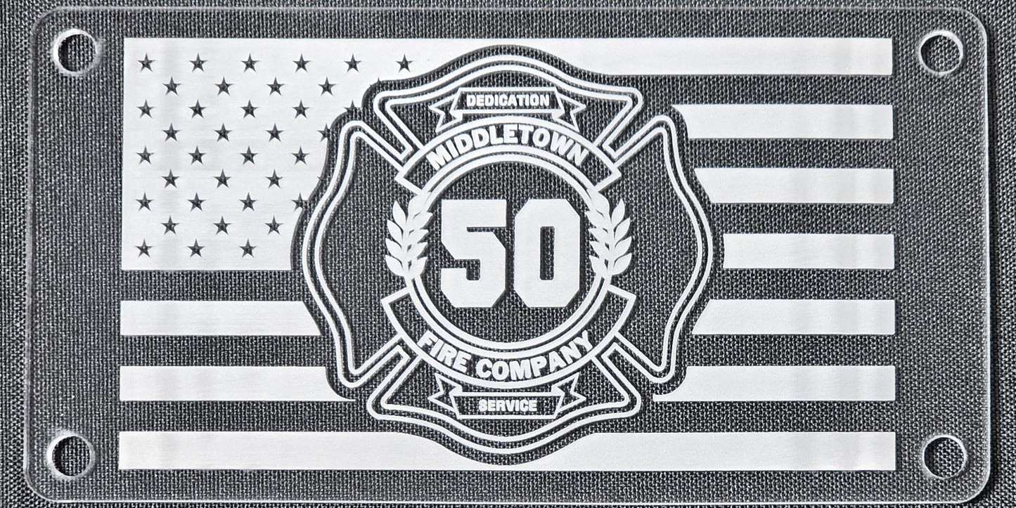 Fire Dept Award Plaque