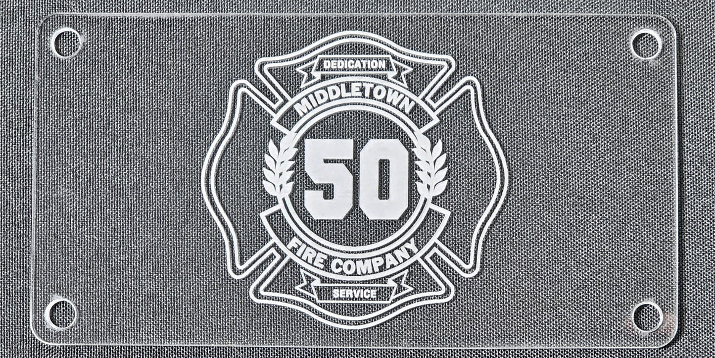 Fire Dept Award Plaque