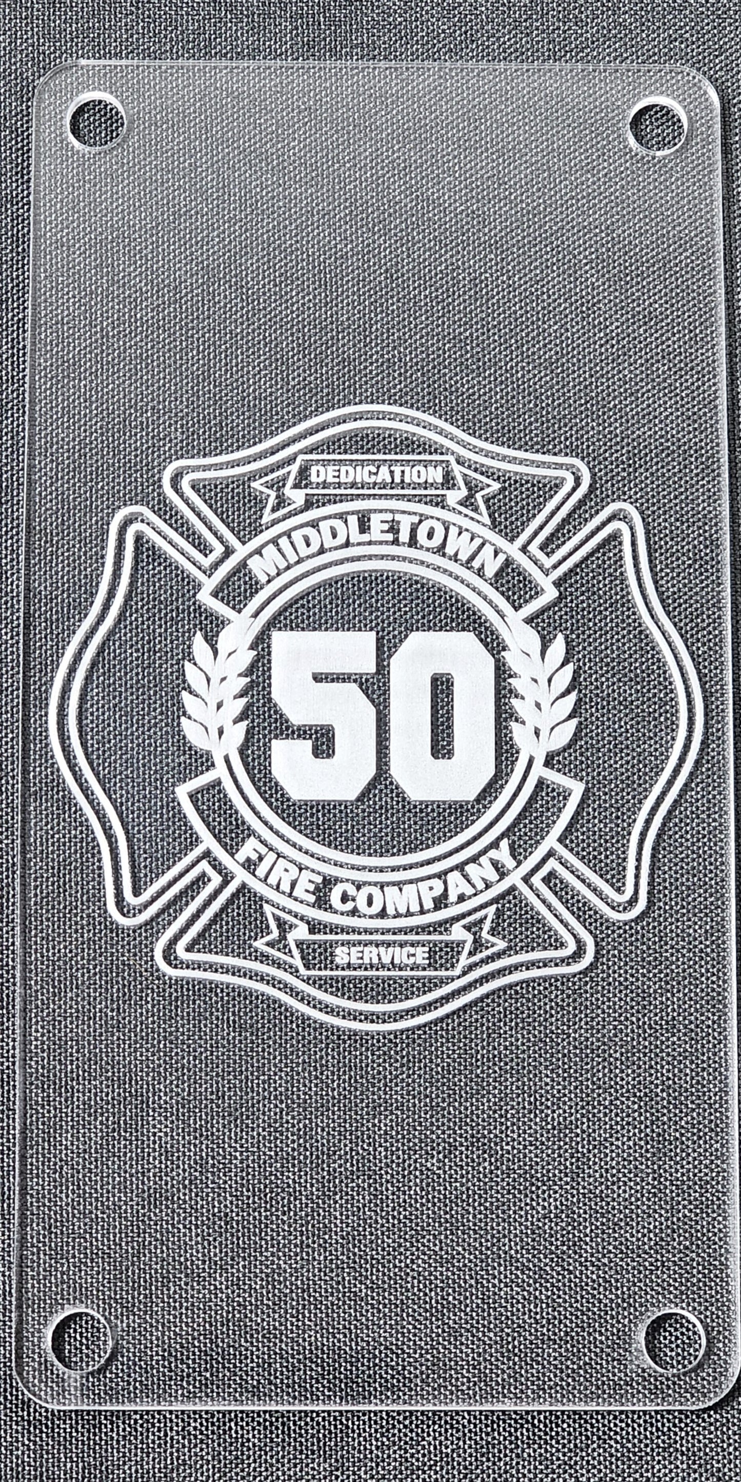 Fire Dept Award Plaque
